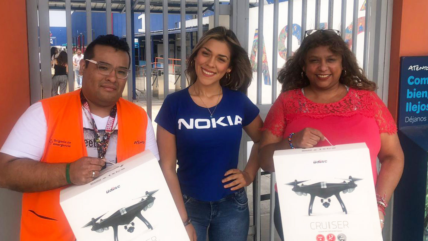 Nokia entrega de drones