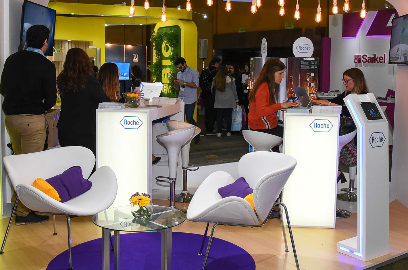 Stand Evento lanzamiento de la primera aplicación de Roche Neuro Connect